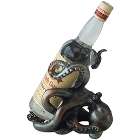 オクトパス(タコ)ワインボトルホルダー(タコの置物) Octopus Wine Bottle Holder
