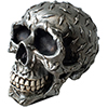 ダイヤモンドプレートスカルヘッド Diamond Plate Skull Head