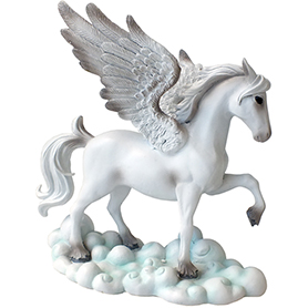 ペガサススタチュー ホワイト Pegasus White Statue