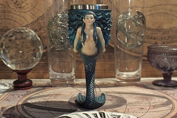 アン・ストークス マーメイド(人魚)ファンタジーゴブレット Anne Stokes Mermaid Fantasy Goblet  