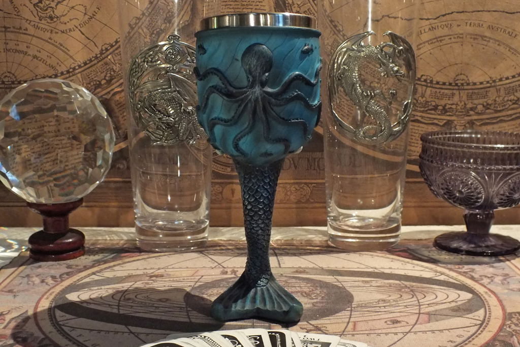アン・ストークス マーメイド(人魚)ファンタジーゴブレット Anne Stokes Mermaid Fantasy Goblet  