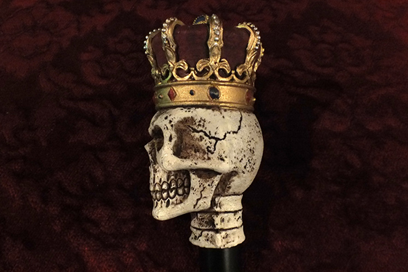 クラウン スカルキング ウォーキングステッキ  Crown Skull King Walking Cane