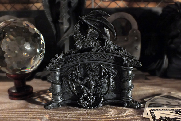 ゴシックドラゴン 装飾小物入れボックス Gothic Dragon Trinket Box