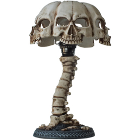 スカルテーブルランプ スカルフェイスシェード Skull Table Lamp Gothic Skull Face Shade  